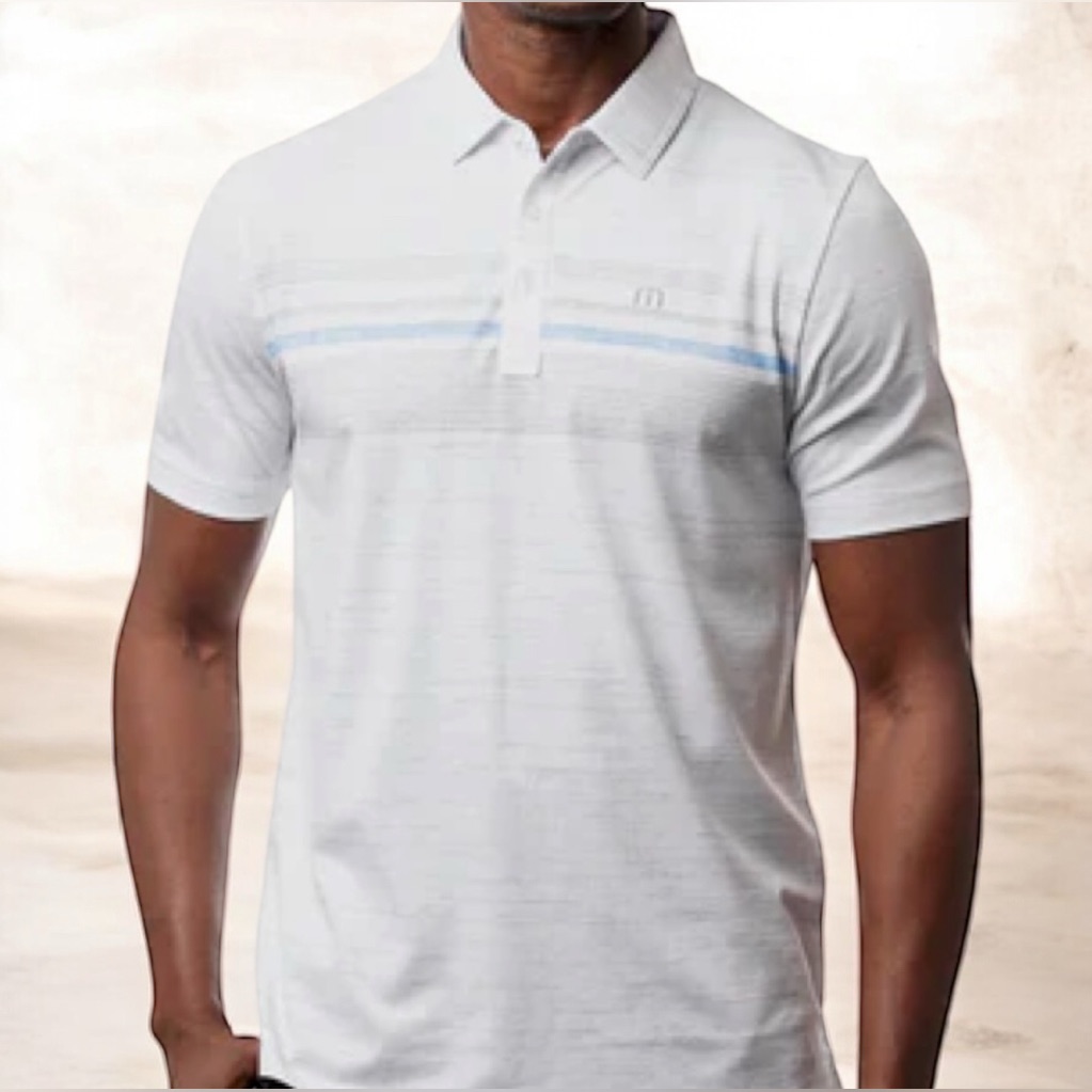 Travismathew Scenic Route Mens Golf Polo Size M Preowned
